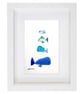 Shoal of Fish - Sea Glass Picture - Framed Unique Handmade - Sea Glass Art - Image 2