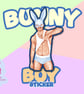 BUNNY BOY, waterproof vinyl gay sticker