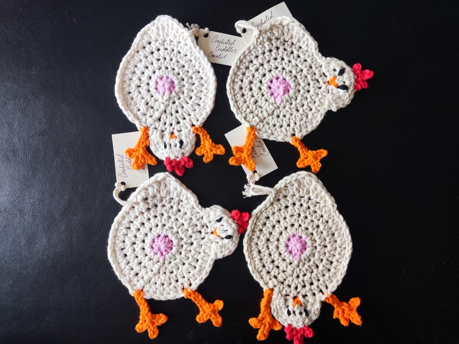 Chicken Coasters - Set of 2