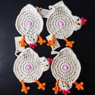 Chicken Coasters - Set of 2
