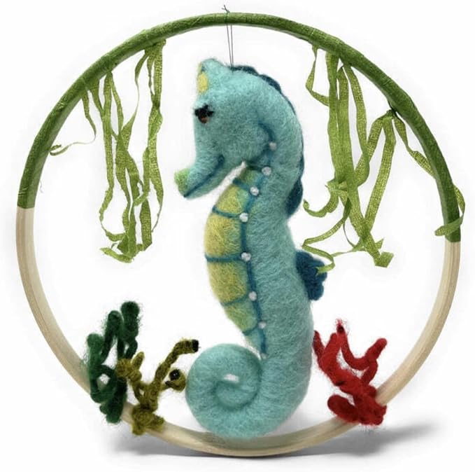 The Crafty Kit Company 'Seahorse' Needle Felting Kit