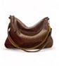 Handbag - Copper Brown Leather Shoulder Bag with Chain - Mother’s Day Gift  - Image 9