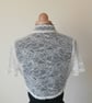 Short sleeve lace jacket for a handmade wedding - Image 2