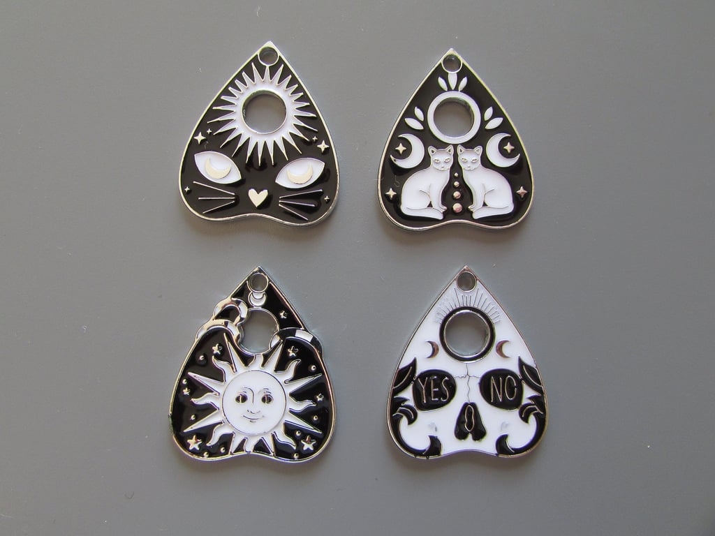 Planchette Ouija charm pendant