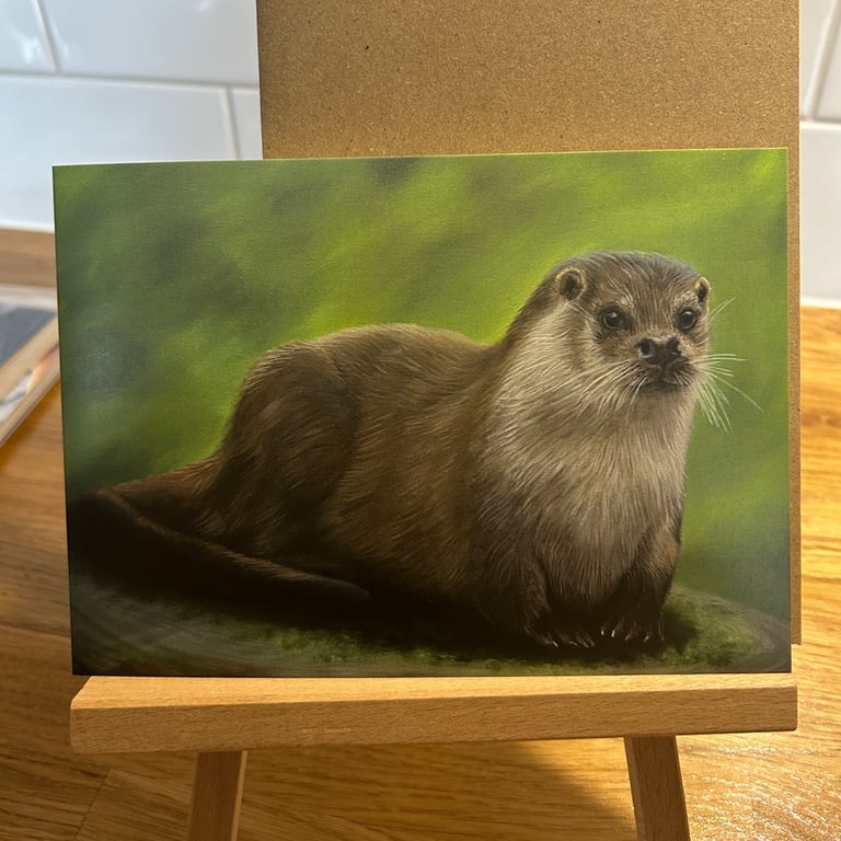 5x7 inch Otter Card
