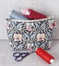 Make up bag, zipped pouch, cosmetic bag, Liberty fabric - Image 9