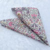 Pocket Square, Liberty Tana Lawn handkerchief, gents handkerchief