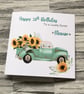 Autumnal Birthday Card for her,Niece,Granddaughter,sister, Daughter, Girlfriend, - Image 3