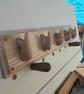 Unique Wall Orchids Oak Coat Rack - Image 5