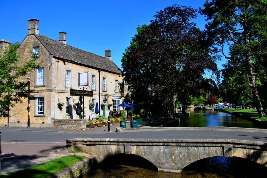 Kingsbridge Inn Bourton On The Water Cotswolds Photograph Print