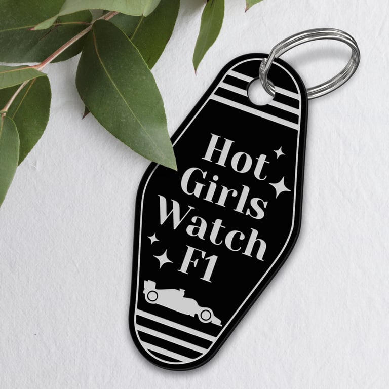 Formula 1 Keyring – F1 Gift for Her – Hot Girls Watch F1 Keychain