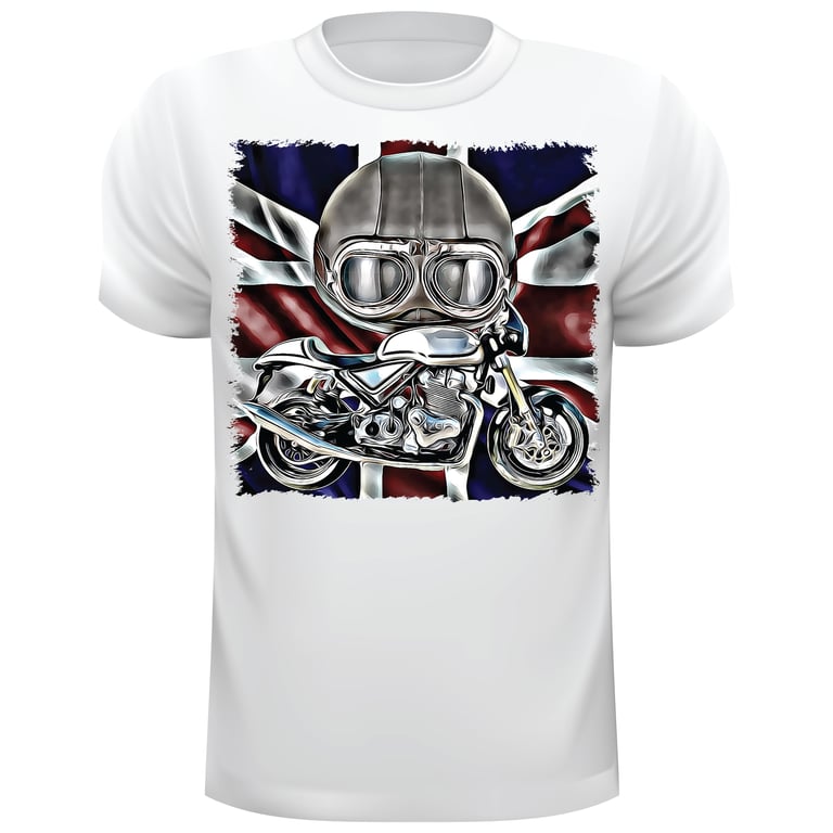 British Bike T Shirt, British Motorbike Norton Commando T Shirt, Unofficial