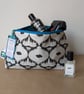 Quirky Butterfly Floral Illustration Zip Bag - Image 2