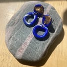Sailing polymer clay earrings