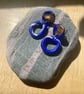 Sailing polymer clay earrings