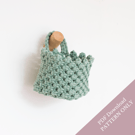 DIY Macrame Hanging Basket Tutorial - PATTERN ONLY