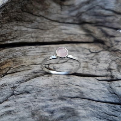 Rose Quartz Stack Ring