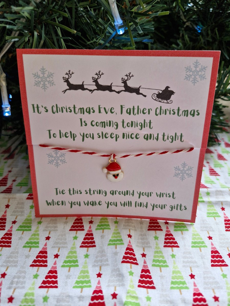 Christmas Eve Wish Bracelet - Father Christmas