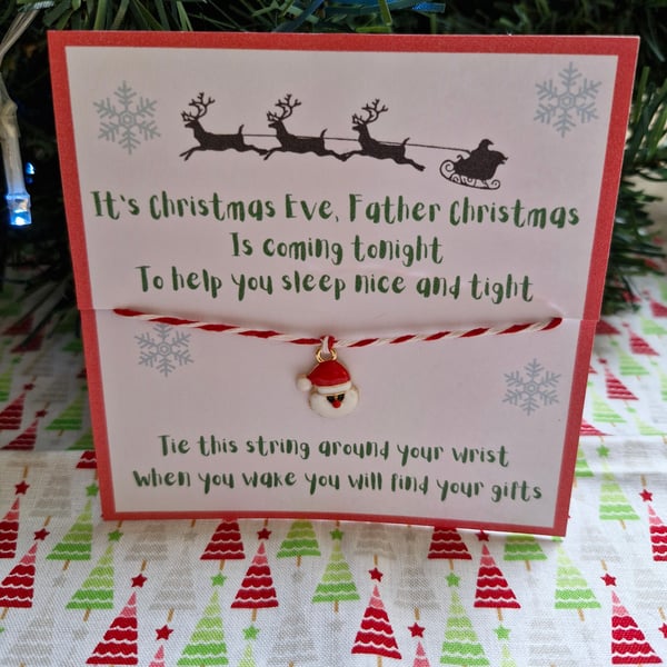 Christmas Eve Wish Bracelet - Father Christmas
