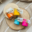 Rainbow Shot Glass Candles