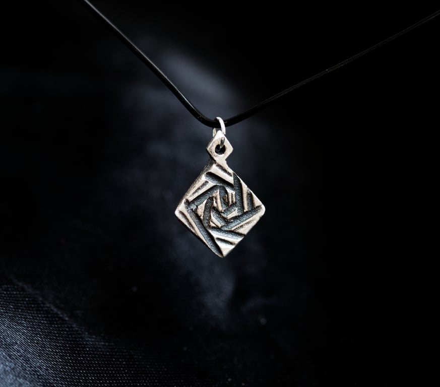 Handmade Infinity Pendant Necklace, Fine Silver Symbol Jewellery, Eternal Love