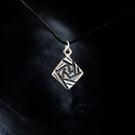 Handmade Infinity Pendant Necklace, Fine Silver Symbol Jewellery, Eternal Love
