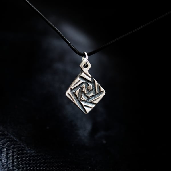 Handmade Infinity Pendant Necklace, Fine Silver Symbol Jewellery, Eternal Love
