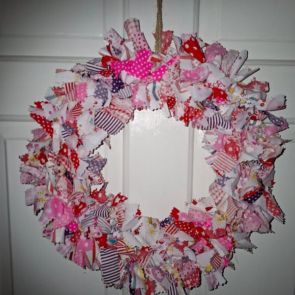 Rag wreath 