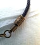 Leather Viking  Rune Bracelet Unisex  - Image 5