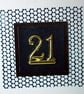 Black and gold 21st Birthday card - Image 3