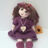 Rachel, 16" Adult Collectible Doll, Cloth Doll by Bearlescent