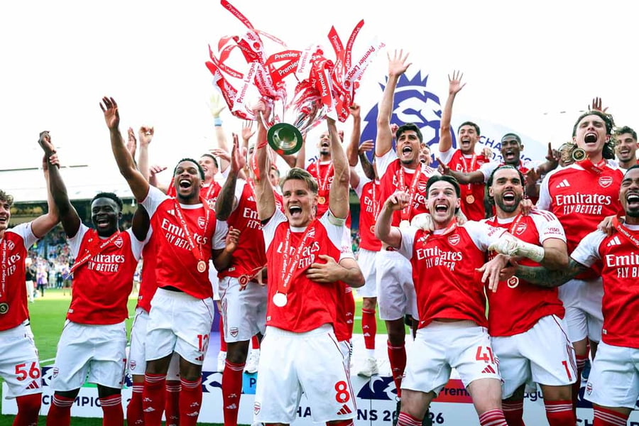 Arsenal FC Premier League Champions 2025-26 Photograph Print