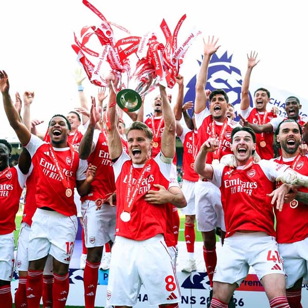 Arsenal FC Premier League Champions 2025-26 Photograph Print