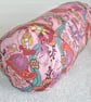 Grayson Perry Shirley Smith Bolster Pillow Cover Pink 16" Art Liberty Fabric