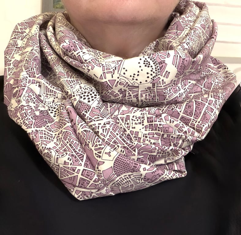 'London Fields' Liberty Fabric Infinity Scarf