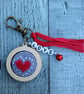 Heart Keyring or Bag Charm