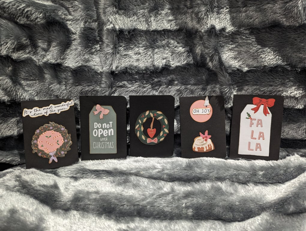 5-pack Lovely Small Christmas Cards