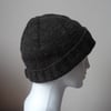 Men's knitted beanie - Guys' wool blend hat - Folksymen