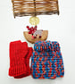 Gift Set - Red Hiking Mitts & Bright Boot Cuffs - Image 1