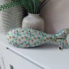 Large Cat Kicker – Organic UK Catnip Toy – Fabric Fish Toy – Handmade in Norfolk