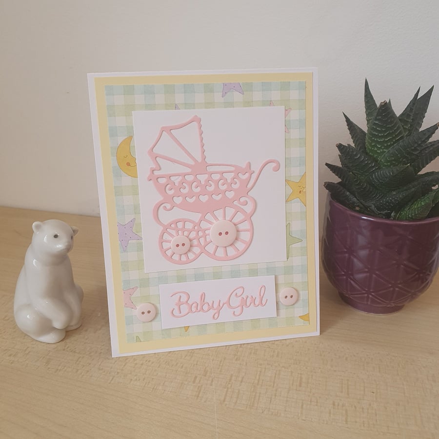 A baby shower or birth card