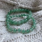GREEN AVENTURINE - Bracelet Set