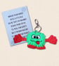 Worry Monster Pocket Hug - Embroidered Felt Pocket Pal