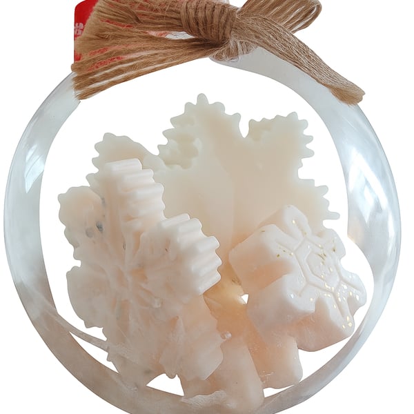 Large Wax melt Christmas Baubles
