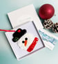 Fused Glass Snowman Head - Image 5