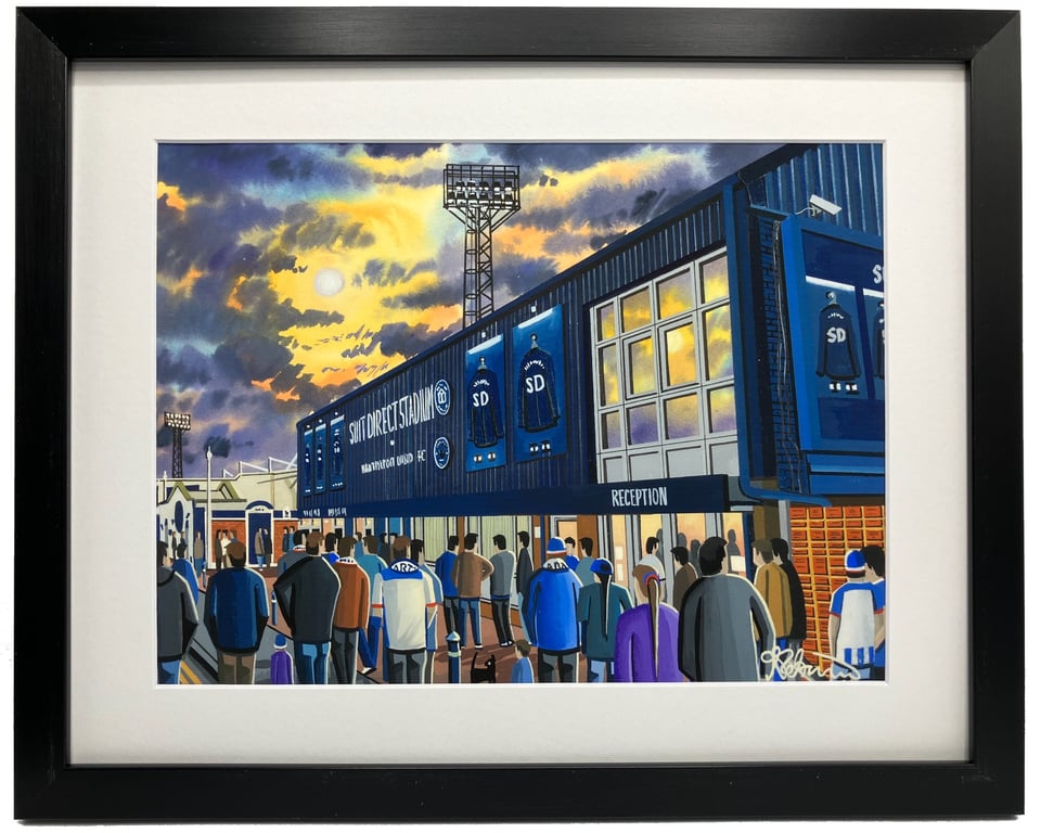 Hartlepool. Framed & Unframed Art Print Utd United Football Club FC Stadium Gift