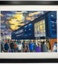 Hartlepool. Framed & Unframed Art Print Utd United Football Club FC Stadium Gift - Image 1