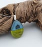 Fused Glass Tree Pendant - Image 2