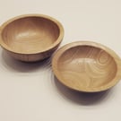 A set of two English Ash Bowls Bundle no 5