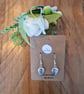 Silver Toned Strawberry Drop Earrings